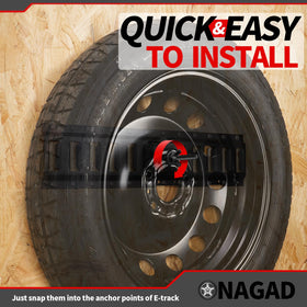 ONAGAD side profile with bolt installed demonstrating adjustable bolt-length flexibility