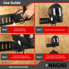 ONAGAD trailer lifestyle with multiple racks maximizing storage and neatness