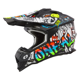 O'NEAL 2SRS front view showing full-face coverage and certified protection