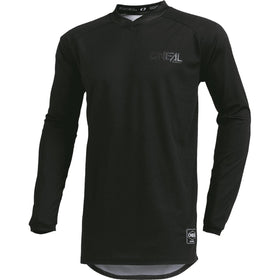 O'NEAL Element Classic black jersey front view showing fit and pro styling