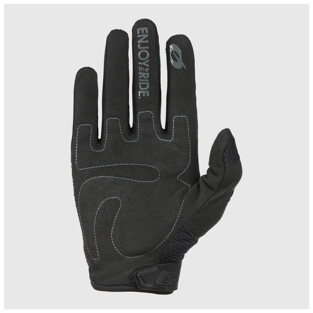 O'NEAL Element Glove adjustable wrist closure illustrating secure Velcro fit for stability