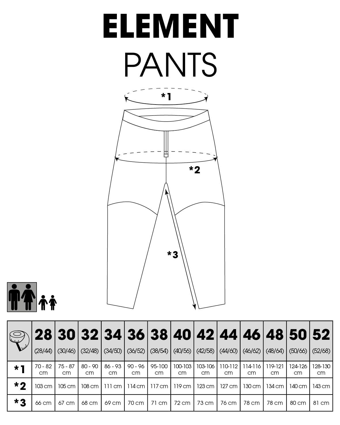 O'NEAL pants beside a helmet and boot showing scale and fit for size 34