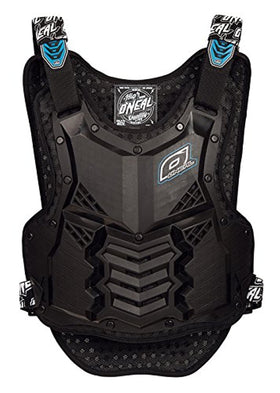 O'NEAL Holeshot protector front view showing compact chest coverage and comfort