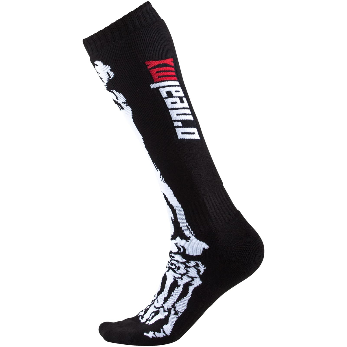 O'NEAL Pro MX Print Sox front view showing Xray design and secure fit