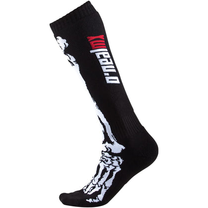 O'NEAL Pro MX Print Sox front view showing Xray design and secure fit