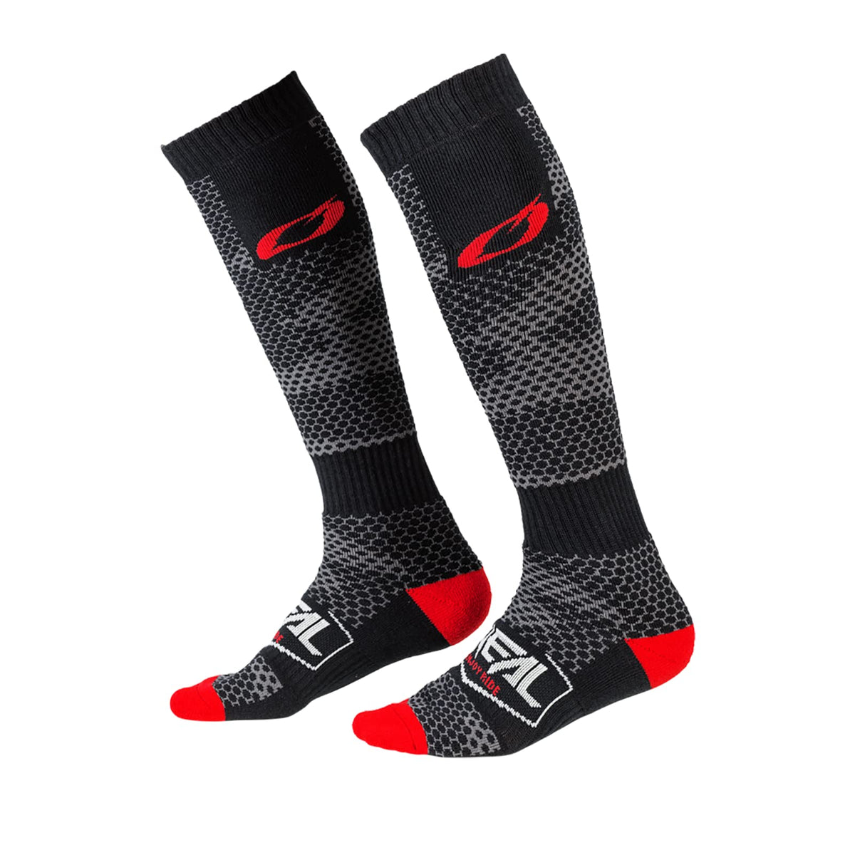 O'NEAL Pro MX sock front view showing cushioning and moisture control