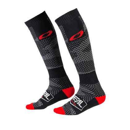 O'NEAL Pro MX sock front view showing cushioning and moisture control