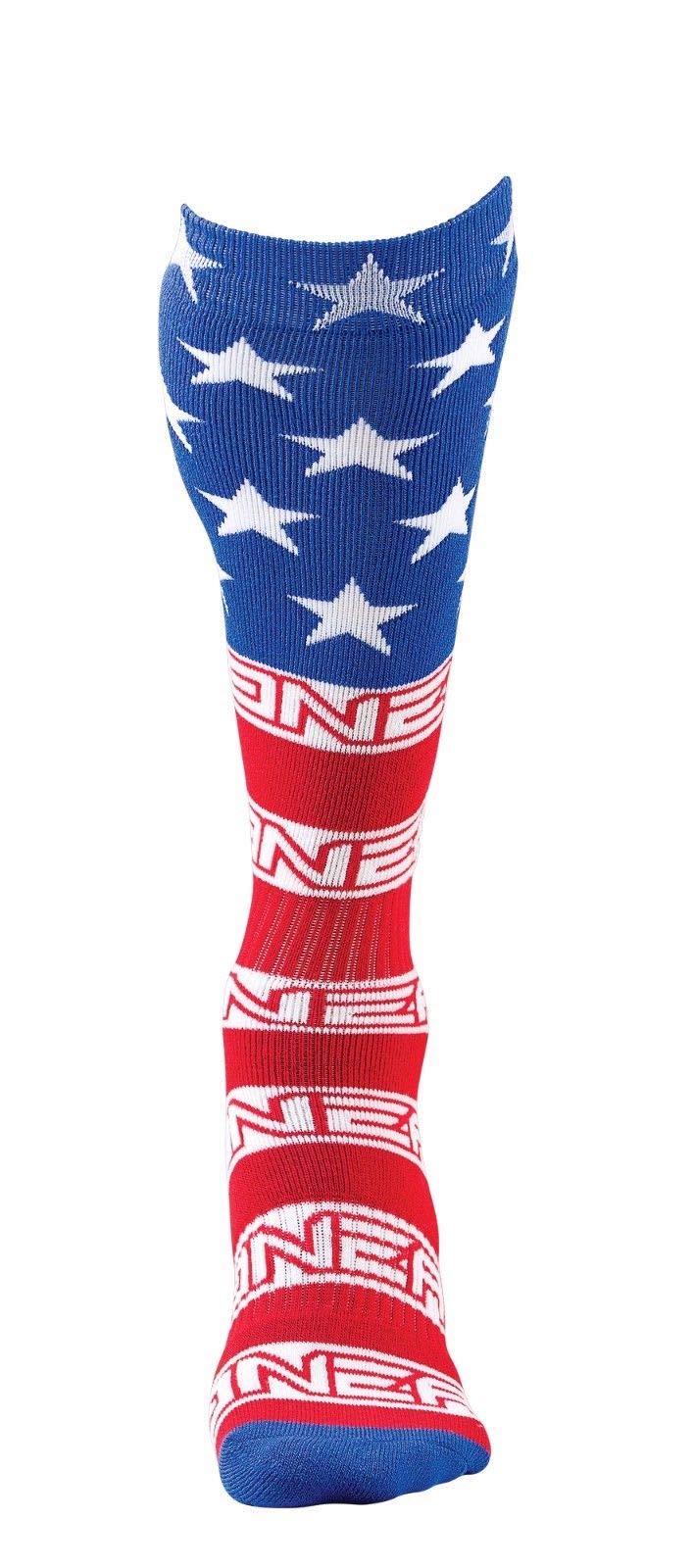 O'NEAL Pro MX close-up of heel and sole showing thick knit for cushioning and long-lasting wear