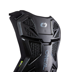 O'NEAL back panel view showing coverage and certified protection