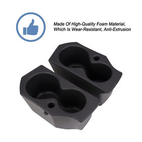 ONER AUTO PARTS driver side cup holder installed in door demonstrating secure hold benefit