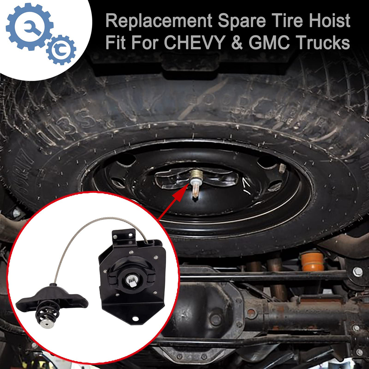 ONER AUTO PARTS close-up of cable spool highlighting corrosion-resistant steel and secure hold