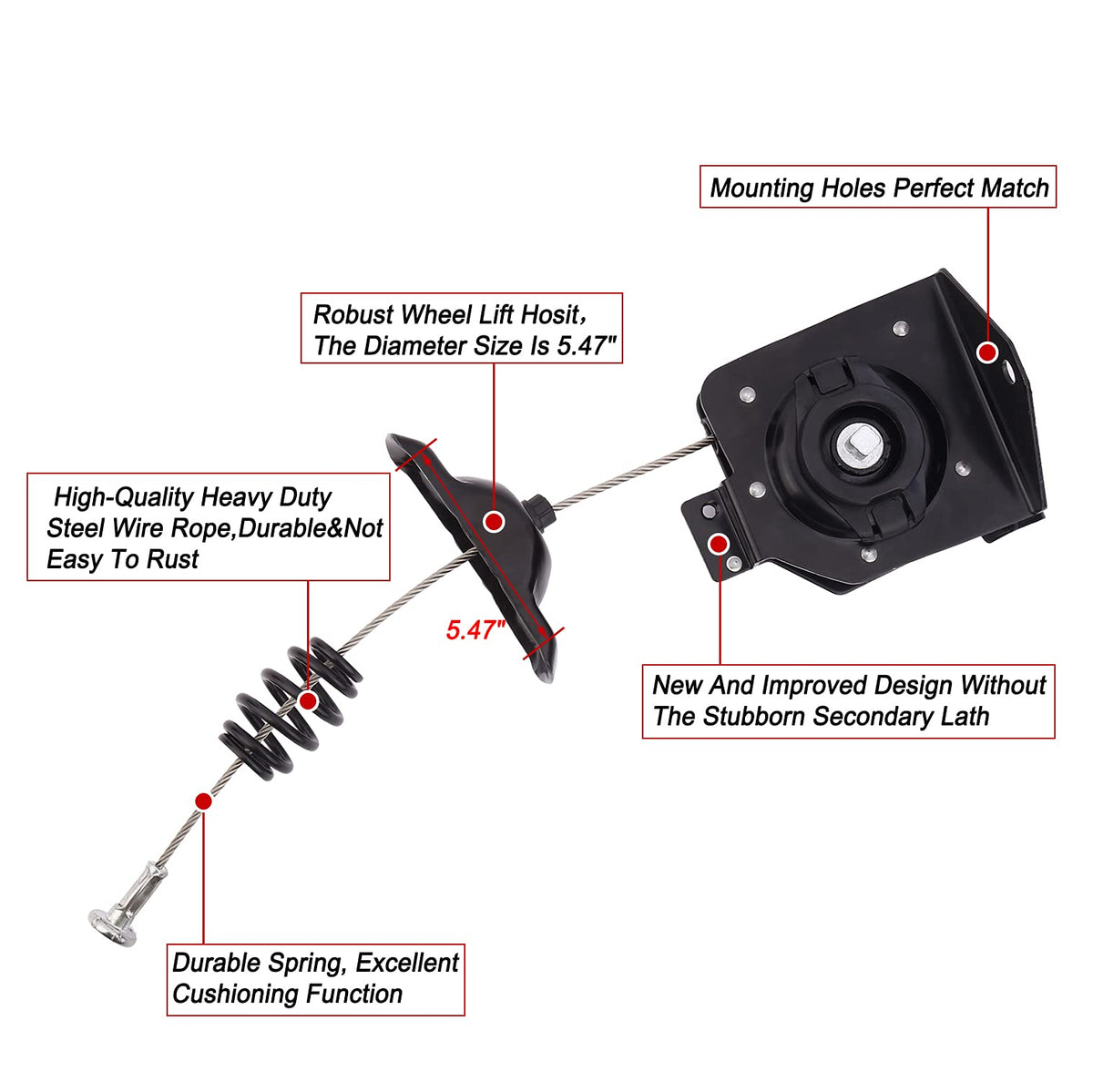 ONER AUTO PARTS hoist mounting bracket detail showing OEM-style fitment and bolt locations