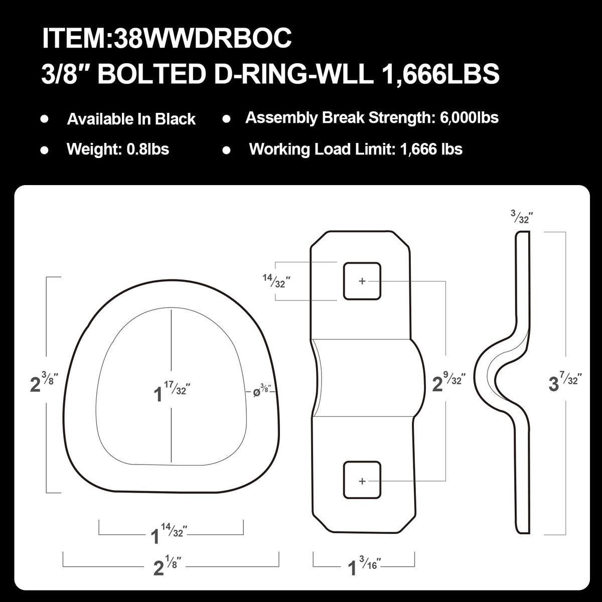 Onesnt close-up forged steel D-ring detail highlighting strength and durability benefit