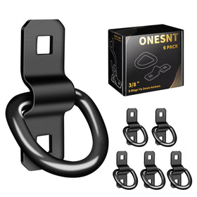 Onesnt D-ring pack front view showing six black anchors and easy identification benefit
