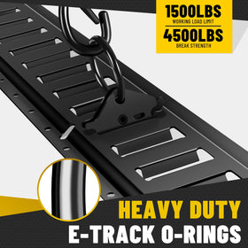 Onesnt end cap on rail edge protecting cargo and preventing snags during handling