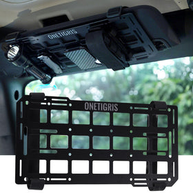 OneTigris front panel showing rigid fiberglass construction and secure storage benefit