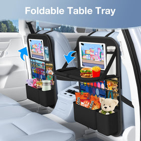 Oneyus foldable table tray open offering a stable eating and activity surface