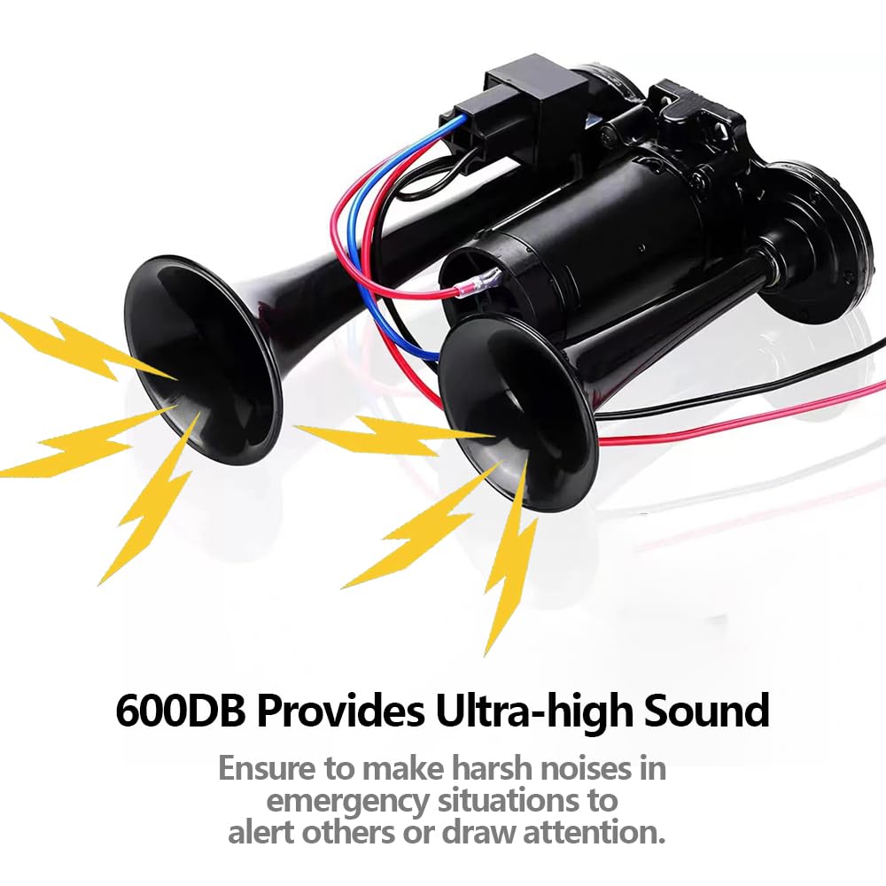 Onimento under-hood mounted horn setup illustrating neat, secure fit