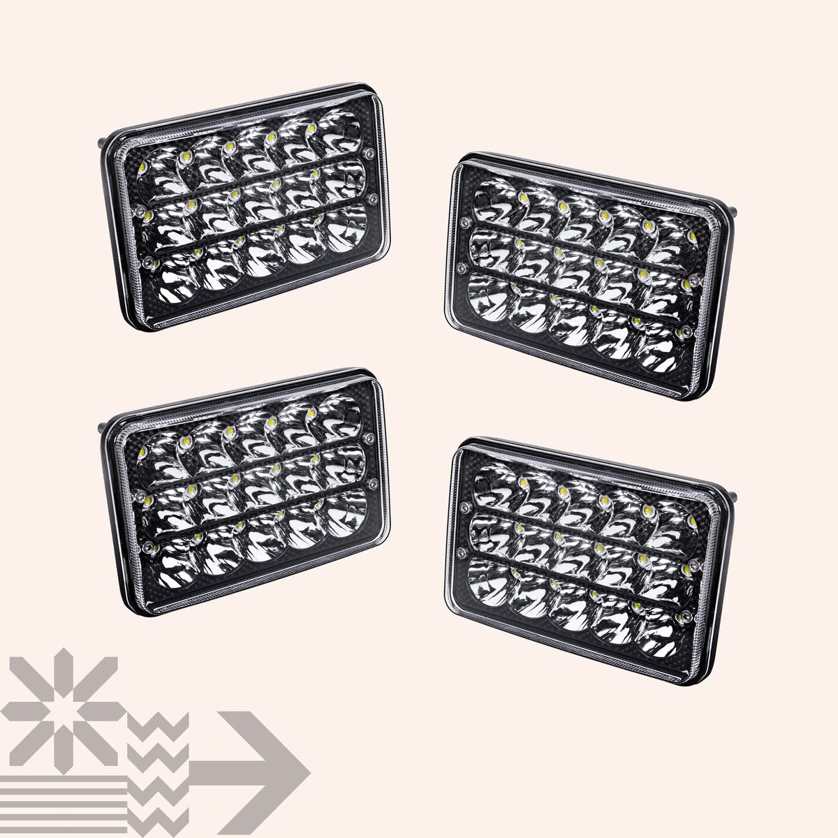 ONLINE LED STORE TRUE MODS black housing styling accentuating aggressive look