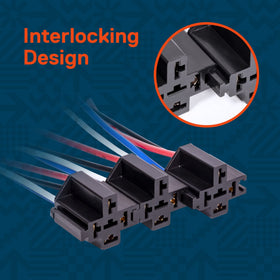 ONLINE LED STORE close-up of True MODS relay pins illustrating solid contacts for reliable switching