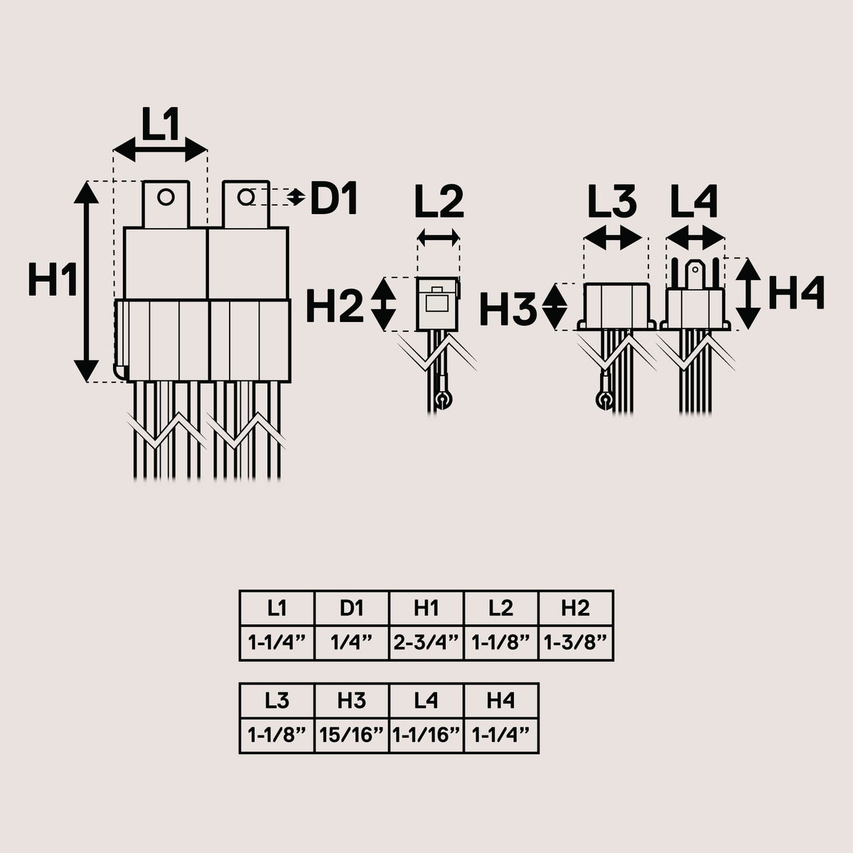 ONLINE LED STORE True Mods connector pinout close-up aiding correct, fast wiring