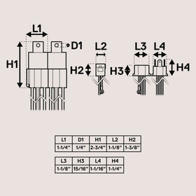 ONLINE LED STORE True Mods connector pinout close-up aiding correct, fast wiring