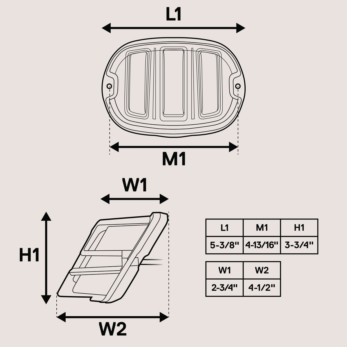 ONLINE LED STORE tail light under water spray showing IP67 protection advantage