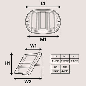 ONLINE LED STORE tail light under water spray showing IP67 protection advantage
