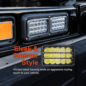 ONLINE LED STORE TRUE MODS installed on Peterbilt demonstrating highway-ready visibility