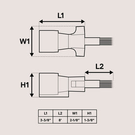 ONLINE LED STORE TRUE MODS pre‑stripped color coded wires for quick install