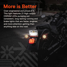 ONLINE LED STORE lit claw-pattern LEDs emphasizing distinctive light signature