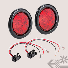 ONLINE LED STORE TRUE MODS installed on trailer at night demonstrating improved visibility