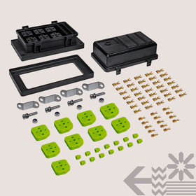 ONLINE LED STORE True MODS box contents laid out showing included hardware and readiness