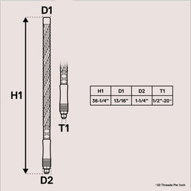 ONLINE LED STORE whip next to hand showing 3 foot scale and compact install benefit