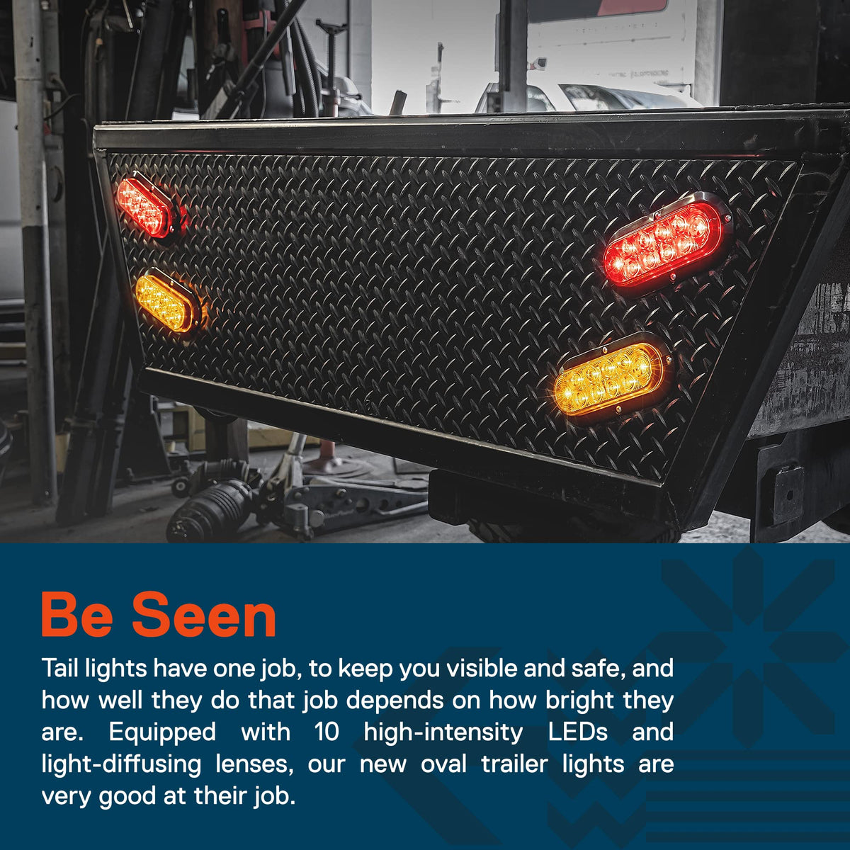 ONLINE LED STORE seal and gasket detail of True MODS light showing IP67 water protection