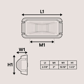 ONLINE LED STORE TRUE MODS next to a coin showing compact 2.5-inch scale