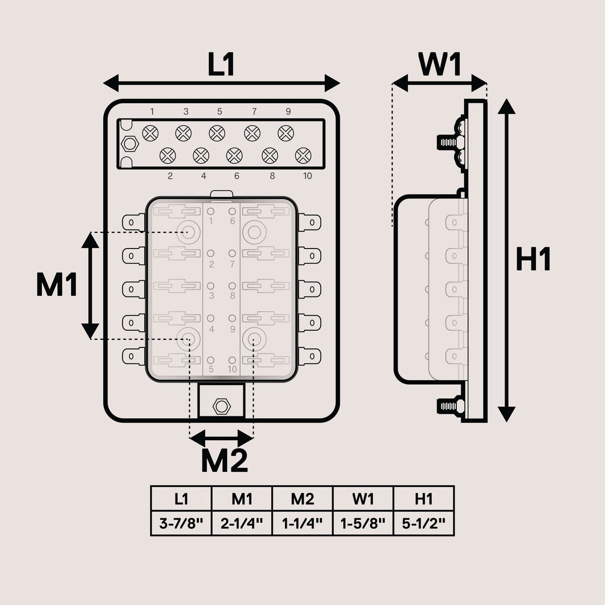 ONLINE LED STORE True Mods next to a ruler demonstrating compact size for tight installations