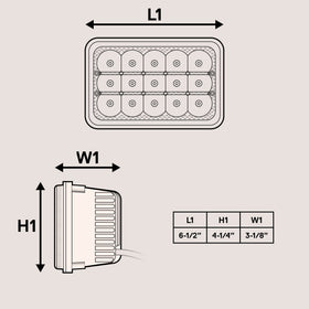 ONLINE LED STORE TRUE MODS under rain showing IP67 protection against elements