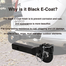 ONLTCO pintle hook finish texture detail resisting rust and abrasion
