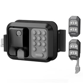 ONNAIS exterior lock front view showing durable metal housing and secure fit