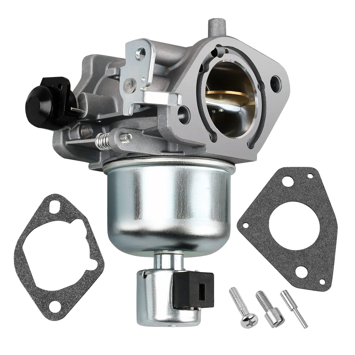 Onsnail carburetor front view showing intake for accurate replacement