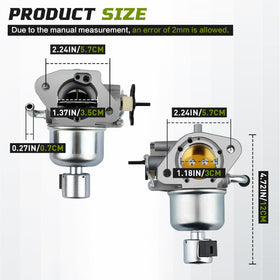 Onsnail carburetor mounted close-up on manifold for improved engine reliability