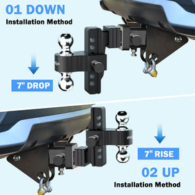 Onsski stainless hitch pin locks with keys demonstrating theft deterrence