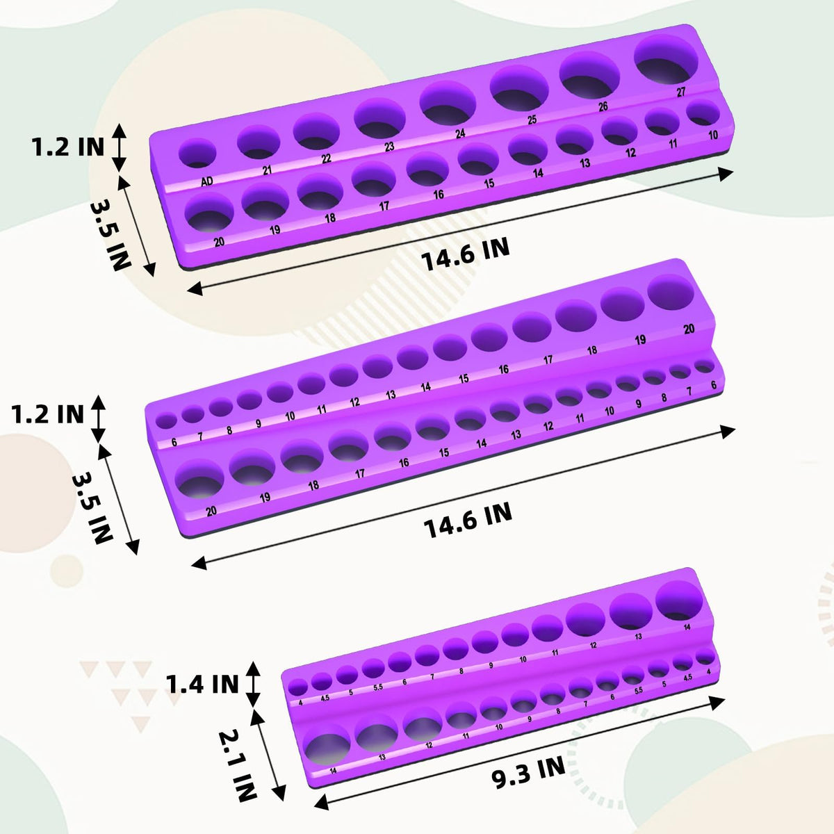 Onsski size comparison with hand illustrating compact, portable scale