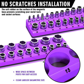 Onsski socket placement demo showing quick identification of sizes