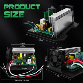 Onylraep WF-8955 next to a ruler indicating size and scale for fit confirmation