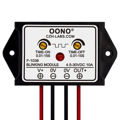 OONO front view module showing connectors and housing for easy installation benefit