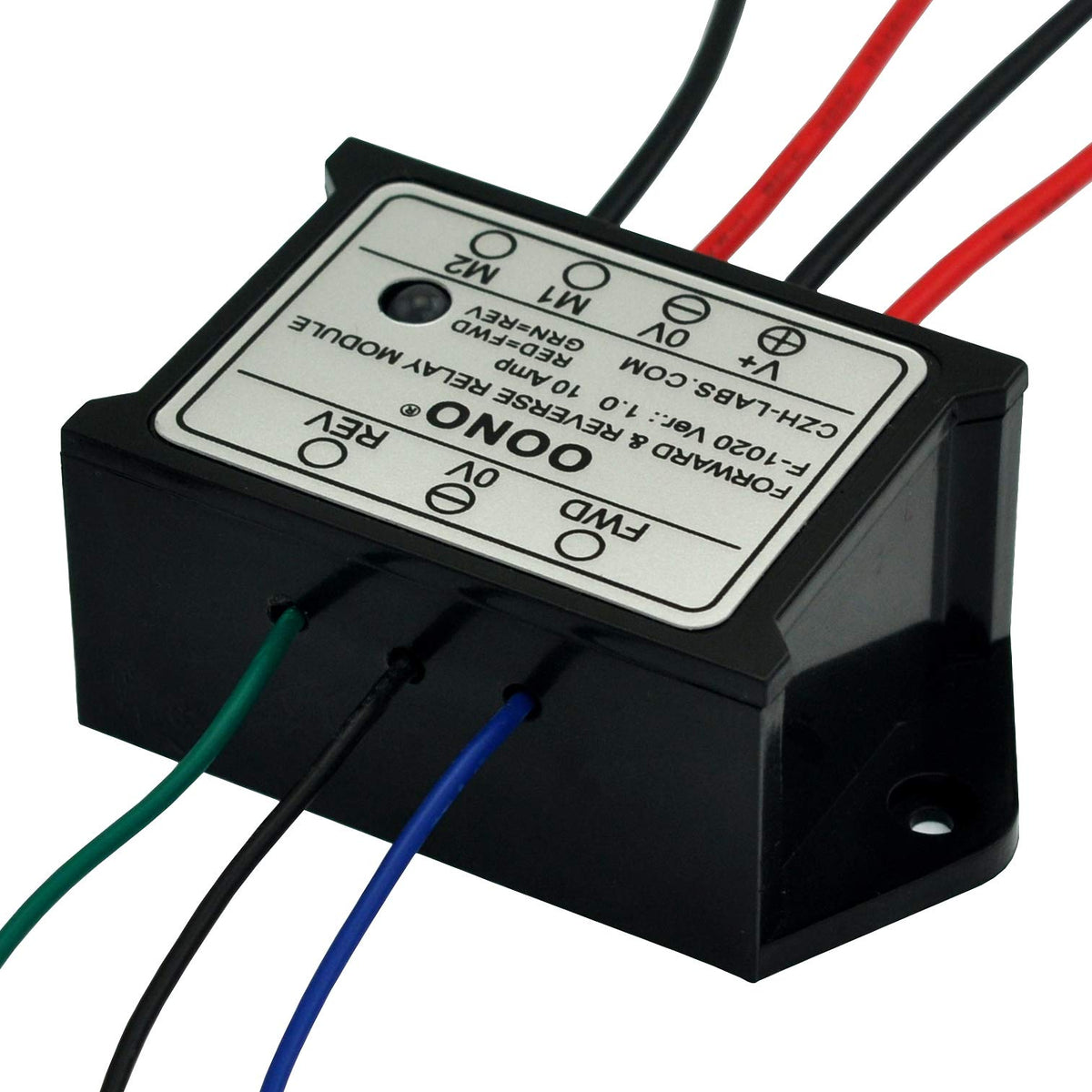 OONO module next to ruler to show compact size and simple integration into projects