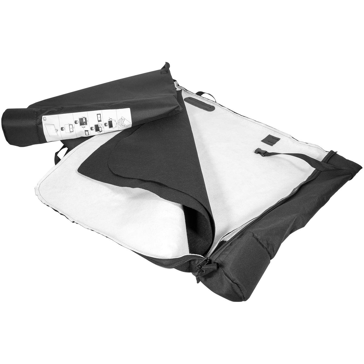 Opall label and reinforced stitching close-up indicating build quality and longevity