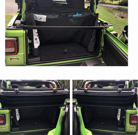 Opall strap wrapped around headrests demonstrating secure attachment and stability